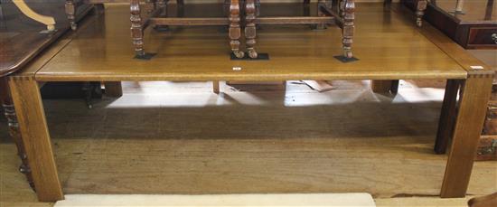 Contemporary Japanese oak refectory style dining table